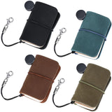 Ireer 4 Pcs Mini Tiny Journal Notebook Small Pocket Notebook Vintage Portable Leather Cover with Book Insert for Daily Travel Di
