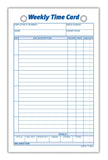 Adams Weekly Time Cards, 1Sided, 4.25 x 6.75 Inches, White Index Bristol Paper, 100 Cards Per Pack (9616ABF)