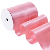 Ribest Rose Gold Double Faced Satin Ribbon, 4 Inch 5 Yard Ribbon for Crafts Gift Wrapping Bows Wedding Party Decoration Bouquet