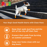 Pawz Rubber Dog Boots For Paws To 2 - All-Weather Dog Booties For Hot Pavement, Sand, Snow, Mud, And Rain - Anti Slip Dog Sock
