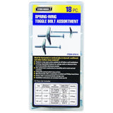 Storehouse 67614 18 Piece Toggle Bolt Assortment