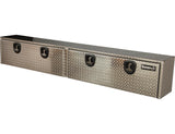 Buyers Products 1701568 Silver Aluminum Diamond Tread Topsider Truck Tool Box, 96 x 18 x 16 Inch, Made in USA, Professional-Grad