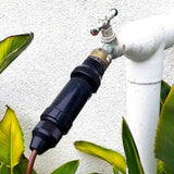 Drip Irrigation Faucet Adapter Connector Kit: Connect 1/4 Inch Tubing to 3/4 Inch Faucet/Garden Hose 25 PSI Includes Backflow