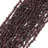 Genuine Garnet Chips Gemstone Beads 3-5mm Irregular Shaped Crystal Chip Stone Loose Bead for Jewelry Making 1 Strand 32