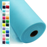 Light Blue Tulle Fabric Rolls 54 Inch by 40 Yards Tulle Bolt Spool for Wedding Decorations DIY Tutu Baby Shower Table Skirt Ceil