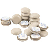 Super Sliders 7/8 x 2 7/8 SelfStick Outdoor Furniture Glides for Your Outdoor Living Spaces, Beige (12 Pack)