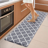 WISELIFE Kitchen Mat Cushioned Anti-Fatigue Rug,17.3x 60,Non Slip Waterproof Rugs Heavy Duty PVC Ergonomic Comfort Mat for Kitch