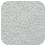White Jewelry Making Seed Beads, 1650 Pcs 3mm Pony Beads Bulk for Bracelets Making, DIY Key Chain and Clothing Accessories