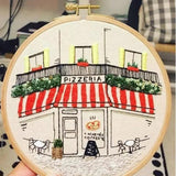 Zoomella 1 Set Embroidery Starter Kits With Pattern Handmade Cross Stitch Crafts E004Crafts|Needlecrafts & Yarn|Embroidery & Cro