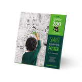 Crocodile Creek Giant Coloring Poster/Day At The Zoo