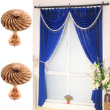 ECOMISTIQ Retro European Style Curtain Hanger Hook Wall Clothes Home Decor Bronze | Window Treatment Hardware Treatments &