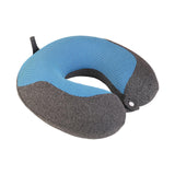 Enakshi Travel Pillow Ergonomic Soft Head And Neck Support For Home Office Car Train Blue Black