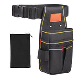 Small Tool Pouch, Small Tool Bag, Tool Pouch with Belt, Industrial Grade Thickened Wear-Resistant Oxford Cloth, 12 Storage Ports