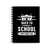 Plan To Gift Notebook Small Back To School Notebook Wire Bound Spiral Printed Pages:160 (Size A5)
