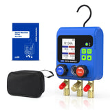 PLAYOCCAR HVAC Gauges 92 Refrigerant Digital Manifold Gauge Kits with TFT LCD, Dual Pressure Test for R134A R32 R410A R11 R12 R4