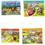 Fruits and Vegetables Coloring Book for Kids and Toddlers, Pack of 2