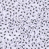 300Pcs Letter X Beads for Bracelets,4x7 mm White Bulk Round Acrylic Alphabet Beads for Jewelry Making DIY Decoration Accessories