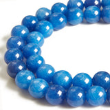 100pcs 8mm Kyanite Beads Natural Gemstone Beads Round Loose Beads for Crafting and Jewelry Making
