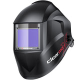 ARCCAPTAIN Internal Control Auto Darkening Welding Helmet, True Color Solar Powered Welding Hood with 4 Arc Sensors, Wide Shade