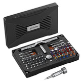 74 in 1 Magnetic Screwdriver Set, Ratchet Screwdriver Set with Detachable Allen Wrench T Handle & Storage Case, Gift for Men & D