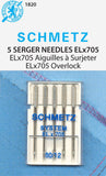 ELX705 Serger Needles Size 14/90 5/Pkg (74063)