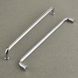 funifiti 5 Pack Bathroom Cabinet Pulls Modern Wardrobe Door Drawer Handles Chrome Silver 10 Inch Hole Center to Center Furniture