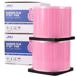 JMU Barrier Film Pink 2 Rolls, Barrier Film Tattoo 4 x 6 Barrier Tape for Dental Medical Tattoo