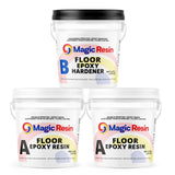 Clear Floor Epoxy Resin for Garages, Basements, Warehouses, Retail Stores and More | Highly Durable | Resistant to Scratches, Sp