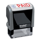 Paid Trodat Printy 4912 SelfInking Two Color Stock Message Stamp
