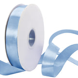 HARSKIYER 100 Yards 1 Inch Dusty Blue Satin Ribbon, Solid Fabric Ribbon Roll for Gift Wrapping, Floral Bouquets, Wedding, Party,