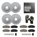 Max Advanced Brakes Front & Rear Brake Kit Compatible With 2015-2019 2020 Chevy Colorado Compatible With GMC Canyon Replacement