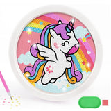 ZIBUYU 5D Unicorn Diamond Painting with Frame, 20X20 cm Diamond Art Kit