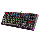 Redragon K552 Mechanical Gaming Keyboard, 87-Key Compact, LED Gaming Keyboard with Red Switches, Anti-Ghosting, Metal Frame for