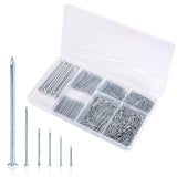 Nail for Hanging Pictures Assortment Kit - 750Pcs Small Nails, Finishing Nails, Hanging Nails, Picture Nails, Wall Nails for Han