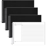 Glenmal 320 Sheets 4 Pack Note Taking Notebook 6inchx 8.5inch, 80 Sheets/Pack
