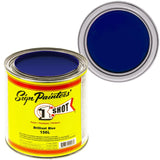 1 Shot Lettering Enamel Paint, Professional Pinstriping and Lettering Paint 8 OUNCE CAN- 1/2 PINT 156L/8Z (156L- Brilliant Blue)