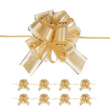 AKLVBL 20 PCS Large Pull Bow Gift Wrapping Bows, Pull Bow with Ribbon for Wedding Gift Baskets, Party Gift Wrap Bows, Presents D