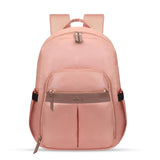The Clownfish WomenS Laptop Backpack For Office, College, Travel | Fits 15.6 Inch Laptop | Roamers Collection Peach Colour