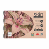 Anupam Skin Toned Watercolour Paper Wireo Book - Beige Toned - Cold Press Paper - 225 Gsm - 15 Sheets - A4