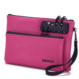 Money Bag with Lock, Double layer Men & Womens Locking Accessories Pouch, Bank Bag, Passports, Notary Supplies, Valuable Storag