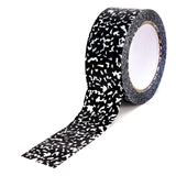 Whaline 109 Yard Composition Notebook Packing Tape Gift Wrapping Tape Black and White Packaging Tapes for Back to School Party S