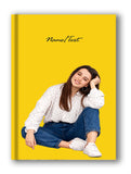 Brown Cloud Personalized Hardbound Notebook/Diary Ruled With Personalised/Customized Message/Quote/Name For Personal/Birthday Gi