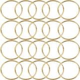 20Pcs Macrame Hoops Ring, BetterJonny 5 Inch Metal Craft Rings Hoops Gold Dream Catcher Rings Wreath Hoop Rings for Home Decorat