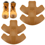 Bencailor Boot Toe Protectors Boot Guards Work Protector Work Toe Cover for Camping Climbing Guards(Brown,4 Pcs)