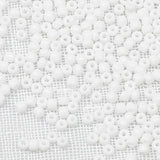 Tibaoffy White Beads Size 8/0 Crafts Glass Seed Beads 3mm for Jewelry Making (Total About 100g About 3600pcs)