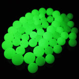 TWINKLING Luminous Glow in The Dark Beads, Solar Stones Beads with Hole for DIY Crafts Bracelets Jewelry Making Decoration, 30pc