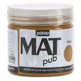 Pebeo Mat Pub, extra fine, 140 ml-Raw Sienna Acrylic Paint