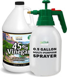 Nature's Freedom 45% Concentrated Vinegar, 1 Gallon with Garden Pump Sprayer