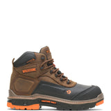 Wolverine MensOverpass 6 Mid Composite Toe Waterproof Work Boot, Summer Brown, 9.5 Medium