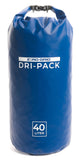 Zero Grid Dry Bag Perfect for Hiking, Camping, Canoeing Multi Sizes Waterproof Keep Goods Dry (40 Liter)